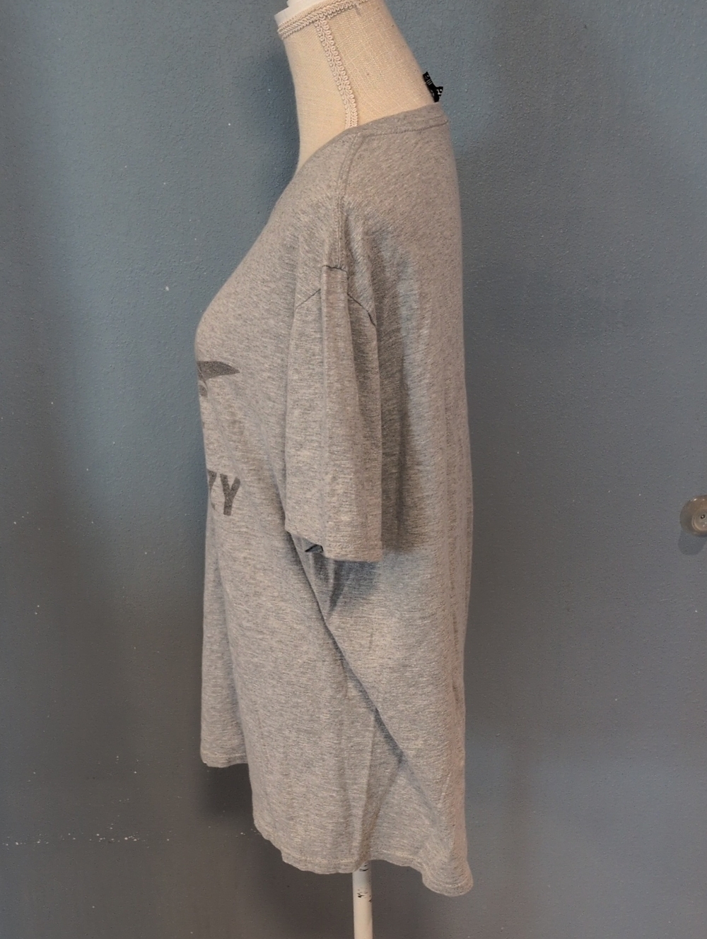 District I'm Just Plane Crazy Tee Shirt Cotton Blend Novelty Top Relaxed Fit - Picture 3 of 7